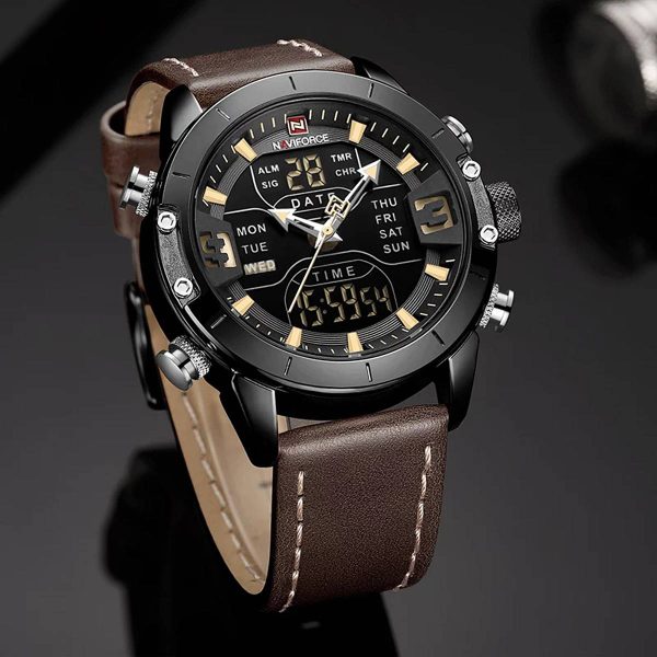 NaviForce NF9153 Dual Time Watch