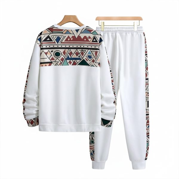 Cotton T-Shirt and Trouser Set (White)